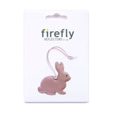 Firefly Reflectors - PINK BUNNY Reflektor für Kinder - ROSA ECK - Hase, Rosa,