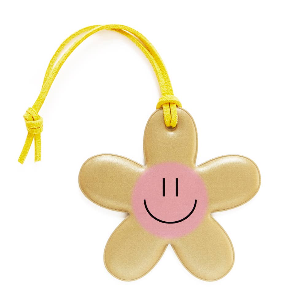 Firefly Reflectors - YELLOW FLOWER Reflektor für Kinder - ROSA ECK - Blume, ,