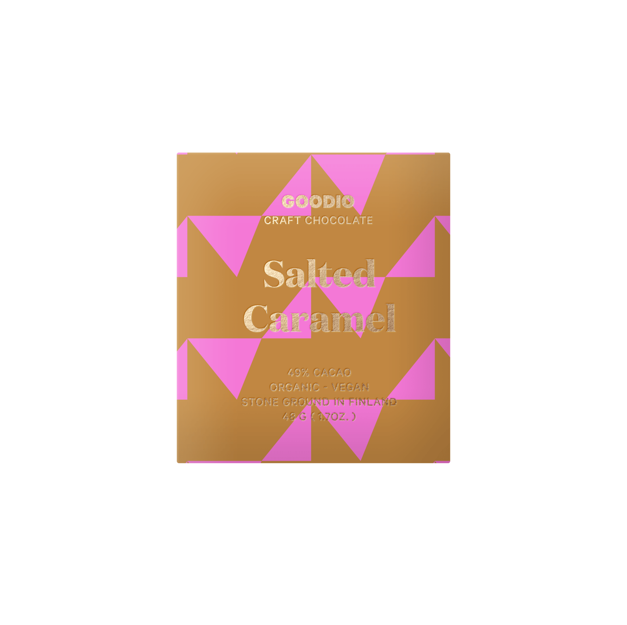 Goodio Chocolate - SALTED CARAMEL Bio - Schokolade (49 %) - ROSA ECK - , ,