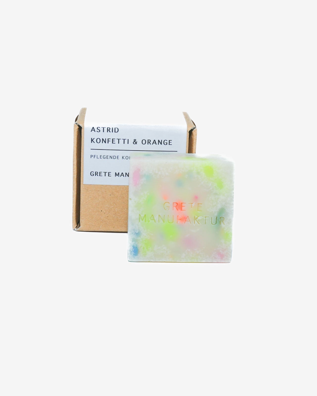 Grete Manufaktur - Seife Astrid Orange & Konfetti - Seife - ROSA ECK Concept Store