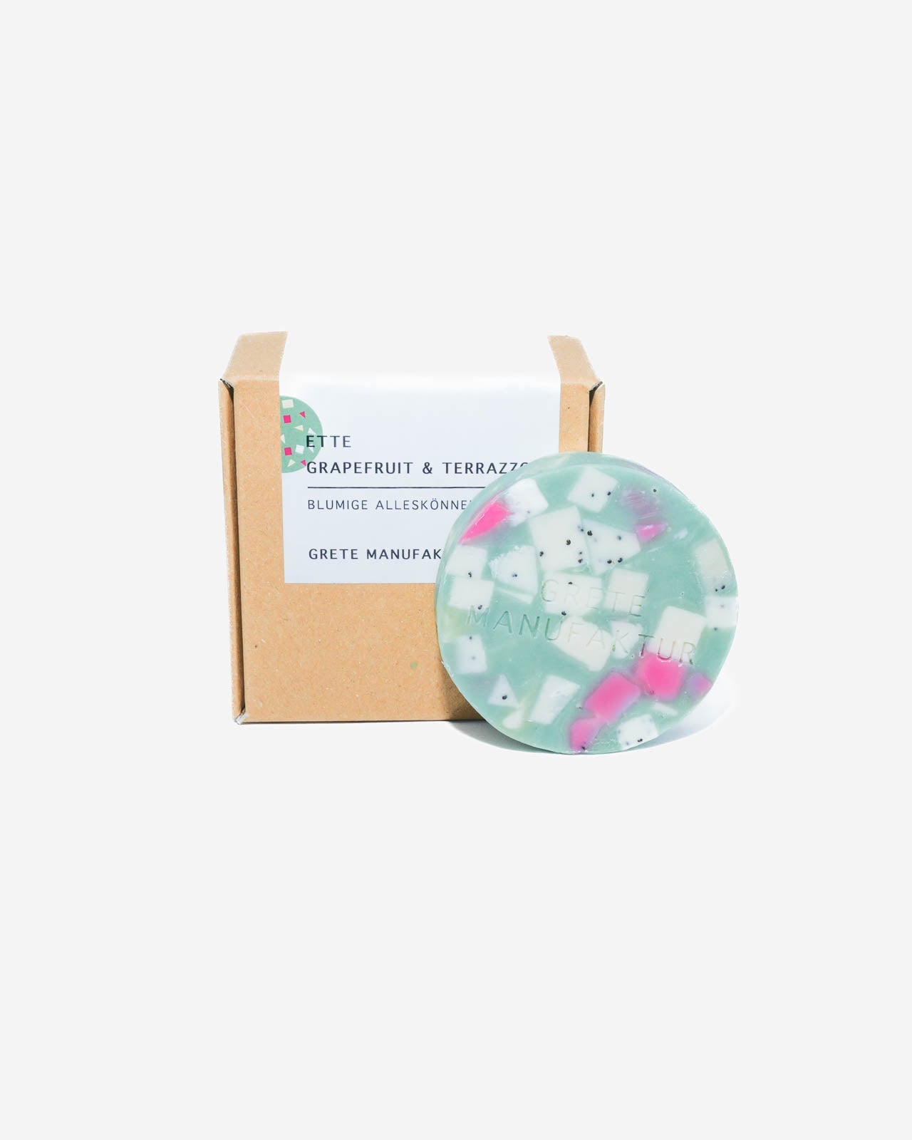 Grete Manufaktur - Seife Ette Grapefruit & Terrazzo - Seife - ROSA ECK Concept Store