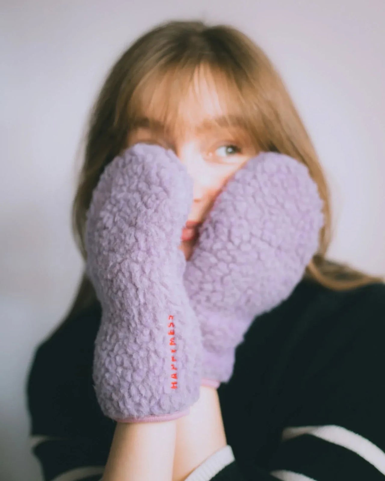 Happymess - Merino Fäustlinge • Lilac Cloud - Handschuhe - ROSA ECK