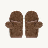Happymess - Merino Fäustlinge • Teddy Brown - Handschuhe - ROSA ECK