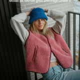 Happymess - Merino Wollweste • Dusty Pink - Weste - ROSA ECK