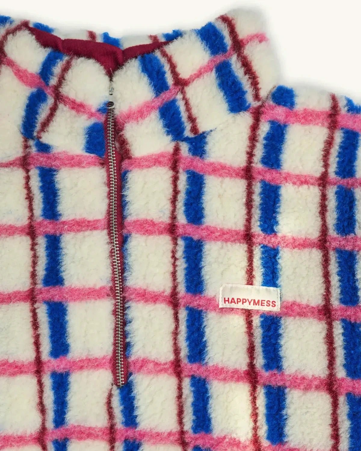 Happymess - Wolljacke mit Kängurutasche - Jacke - ROSA ECK