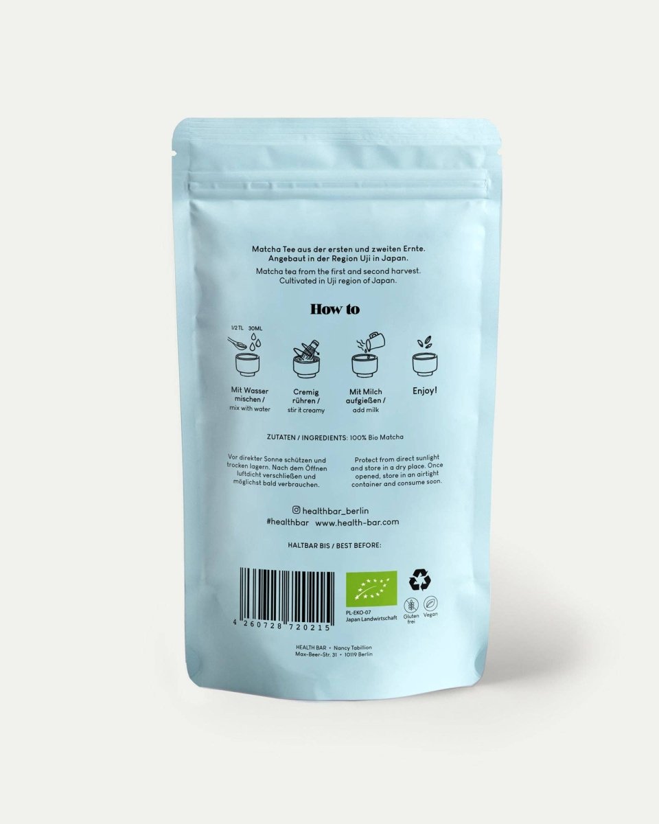 Health Bar - TRADITIONAL Bio Matcha Tee (50 g) - ROSA ECK - , ,