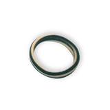 HERR&FRAUHEMPEL - LULU Haargummi • beige - dunkelgrün - Haargummi - ROSA ECK Concept Store