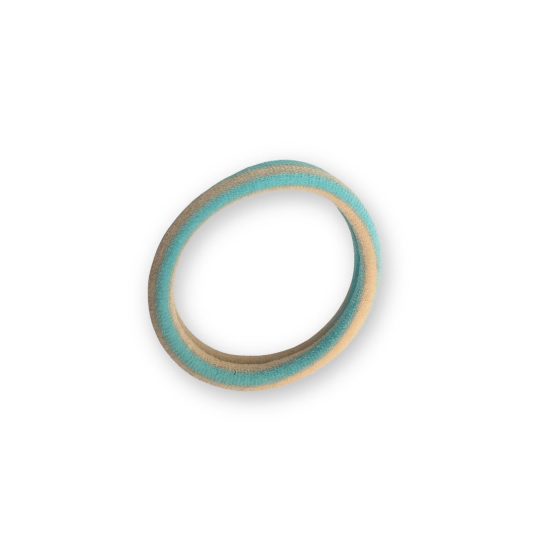 HERR&FRAUHEMPEL - LULU Haargummi • beige - türkis - Haargummi - ROSA ECK Concept Store