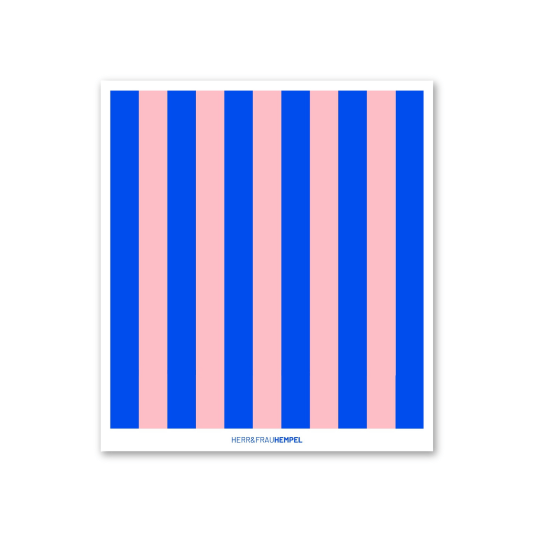 HERR&FRAUHEMPEL - OH HAPPY DAY Schwammtuch - ROSA ECK - , ,