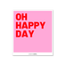 HERR&FRAUHEMPEL - OH HAPPY DAY Schwammtuch - ROSA ECK - , ,