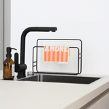 HERR&FRAUHEMPEL - Schwammtuch • Streifen pink - orange - Schwammtuch - ROSA ECK Concept Store