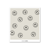 HERR&FRAUHEMPEL - SMILEYS Schwammtuch - ROSA ECK - , ,
