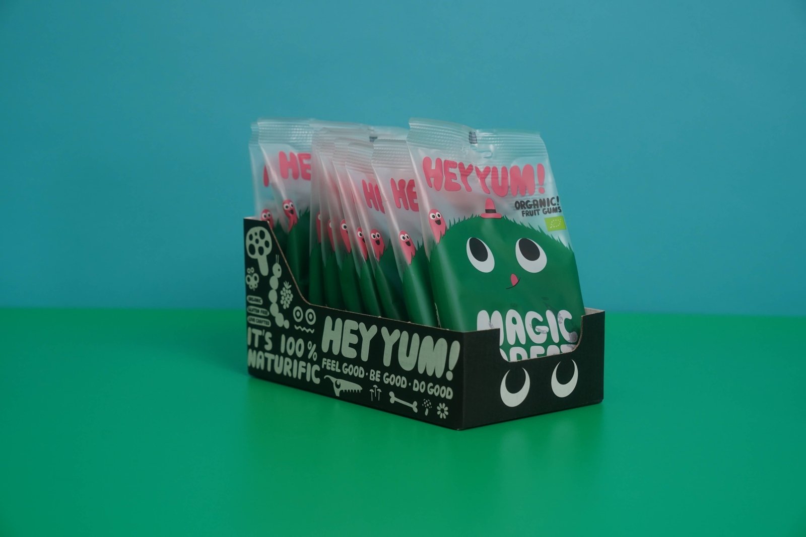 HEY YUM! - MAGIC FOREST Bio - Fruchtgummis – Honig (100 g) - ROSA ECK