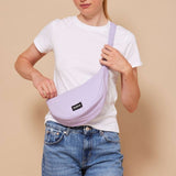 Hindbag - ANDREA Bananabag Flieder - ROSA ECK - Flieder, Lilas,