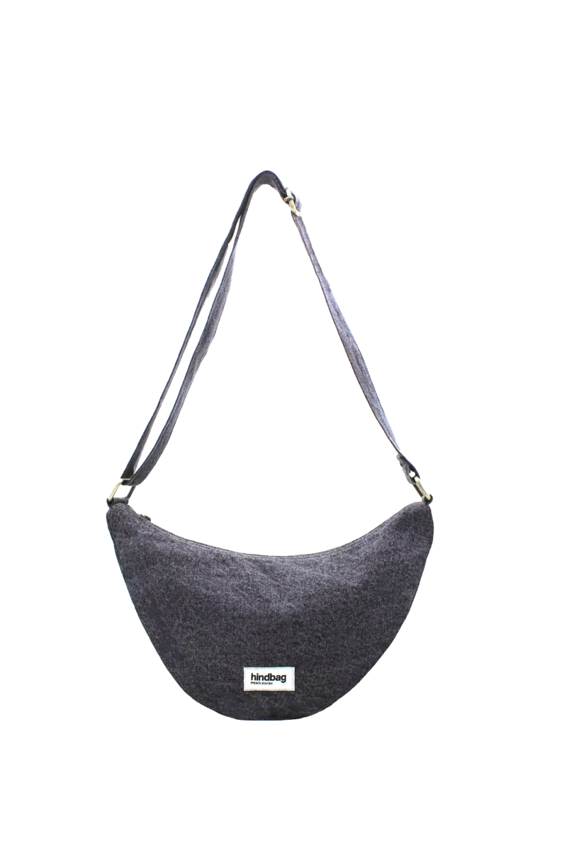 Hindbag - ANDREA Bananabag Jeans Grau - ROSA ECK - Denim gris, ,