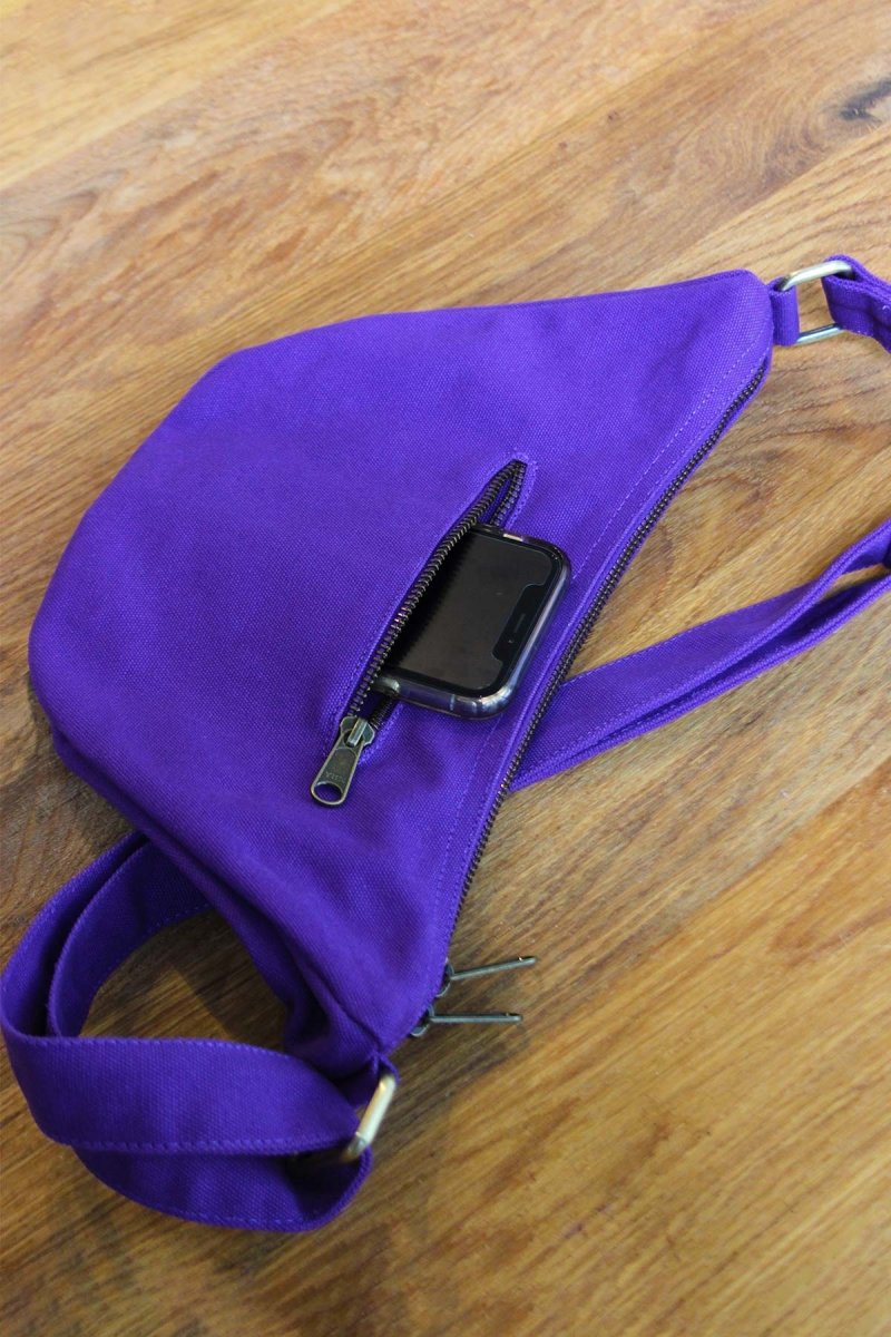 Hindbag - ANDREA Bananabag Lila - ROSA ECK - Holi violet, ,