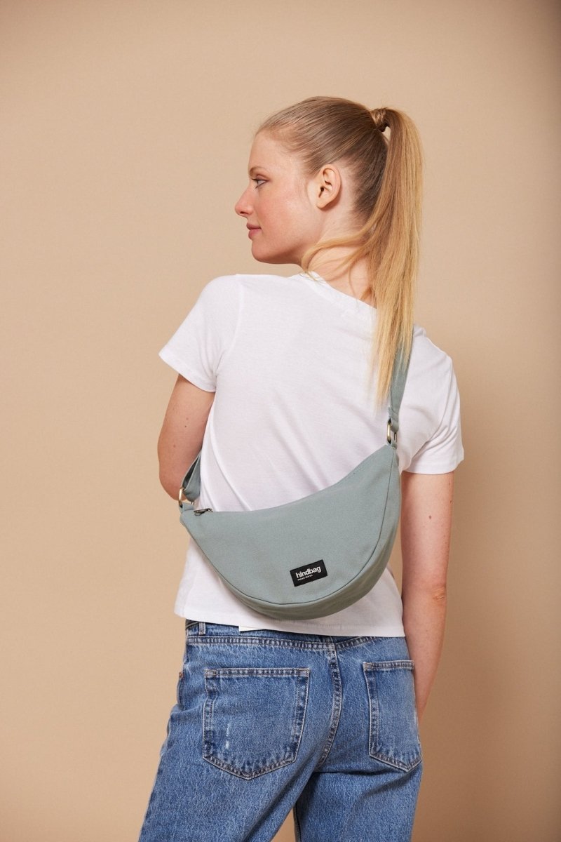 Hindbag - ANDREA Bananabag Salbei - ROSA ECK - Sauge, ,