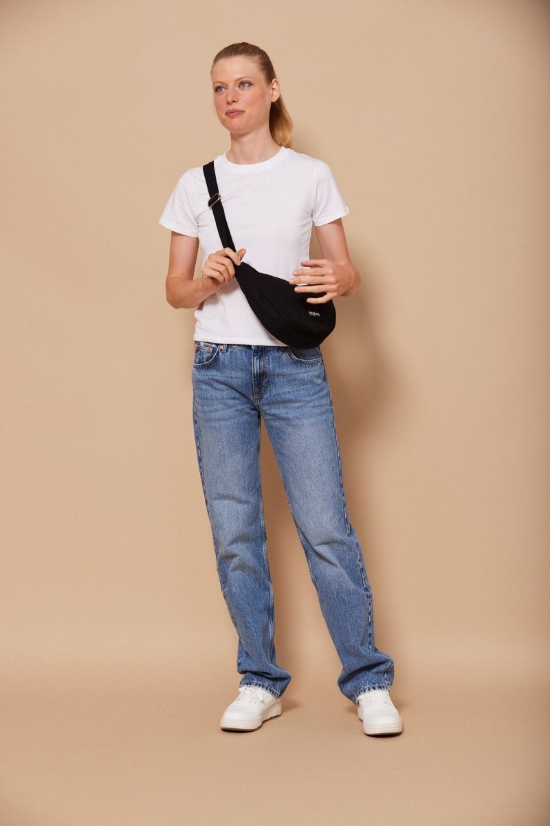 Hindbag - ANDREA Bananabag Schwarz - ROSA ECK - Noir, Schwarz,