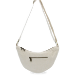 Hindbag - ANDREA Bananabag | Velours Cord Beige - ROSA ECK - Weiß, ,