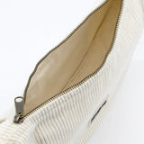 Hindbag - ANDREA Bananabag | Velours Cord Beige - ROSA ECK - Weiß, ,