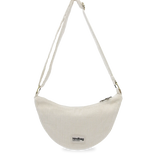 Hindbag - ANDREA Bananabag | Velours Cord Beige - ROSA ECK - Weiß, ,