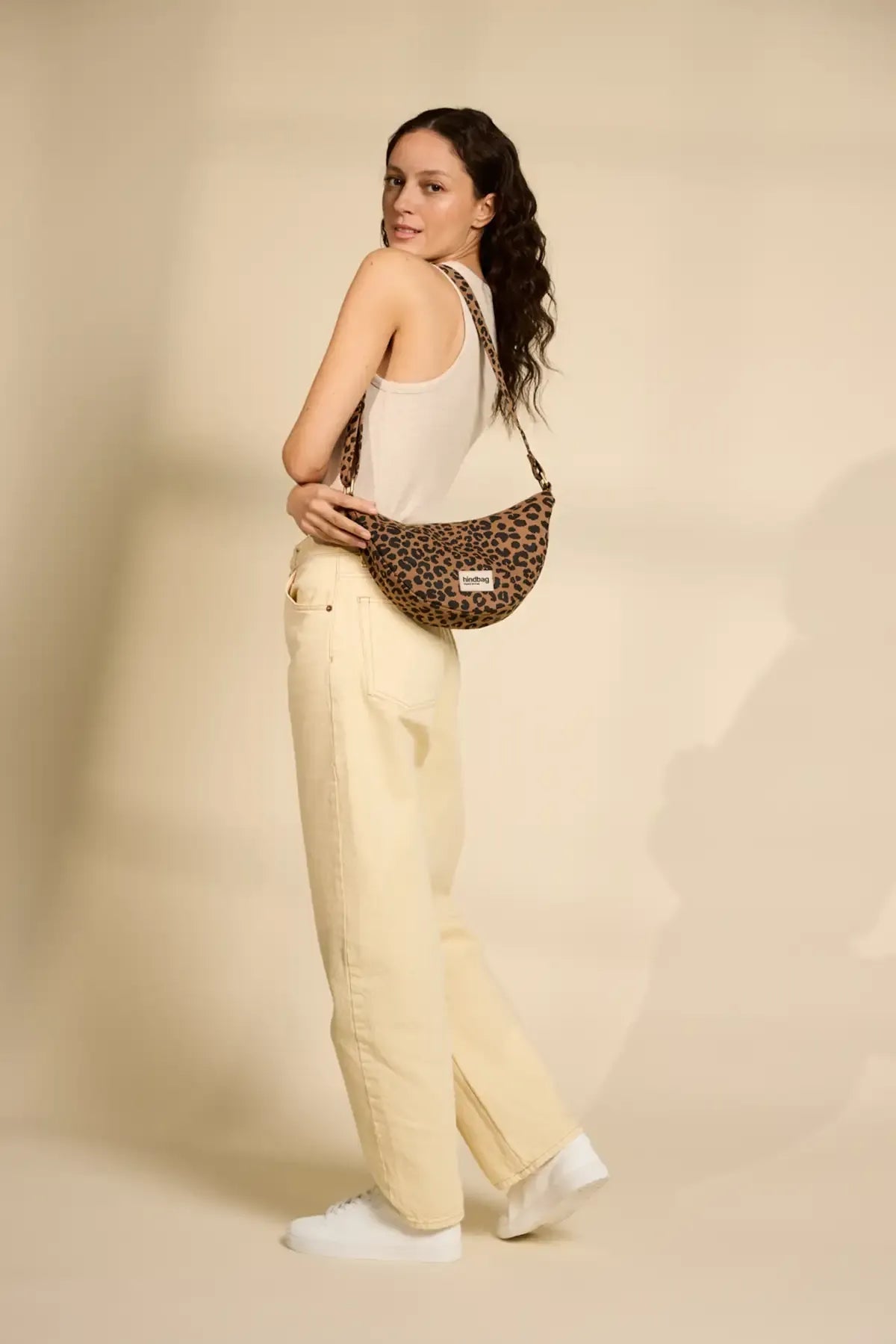 Hindbag - ANDREA Umhängetasche | Leopard Cannelle - Umhängetasche - ROSA ECK Concept Store