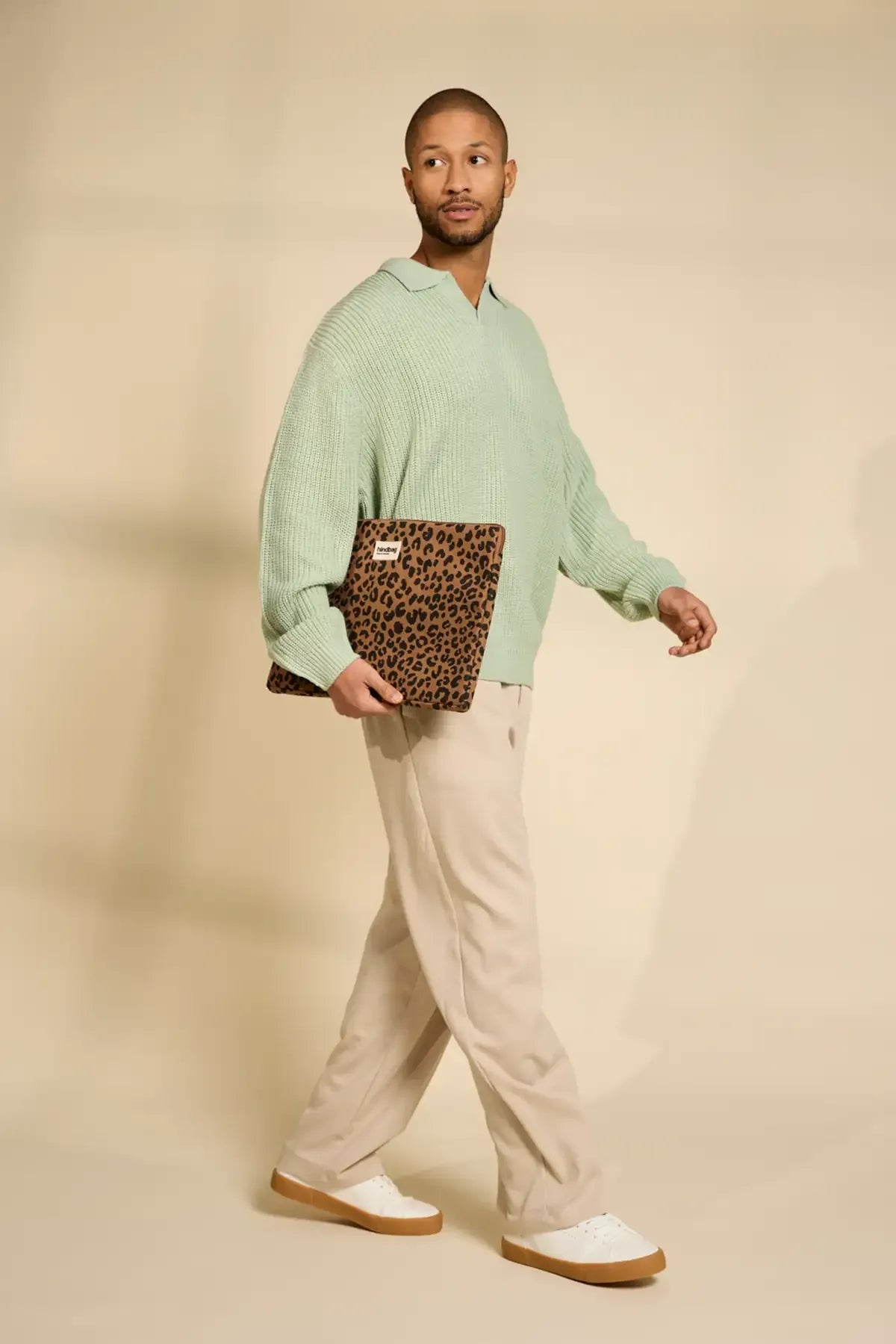Hindbag - AVA Laptoptasche S (13 Zoll) | Leopard Cannelle - ROSA ECK Concept Store