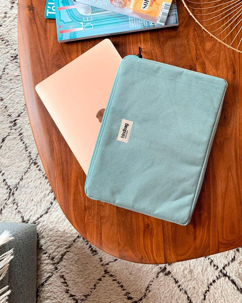 Hindbag - AVA Laptoptasche S (13 Zoll) | Sage - Laptoptasche - ROSA ECK - Grün, Sauge,