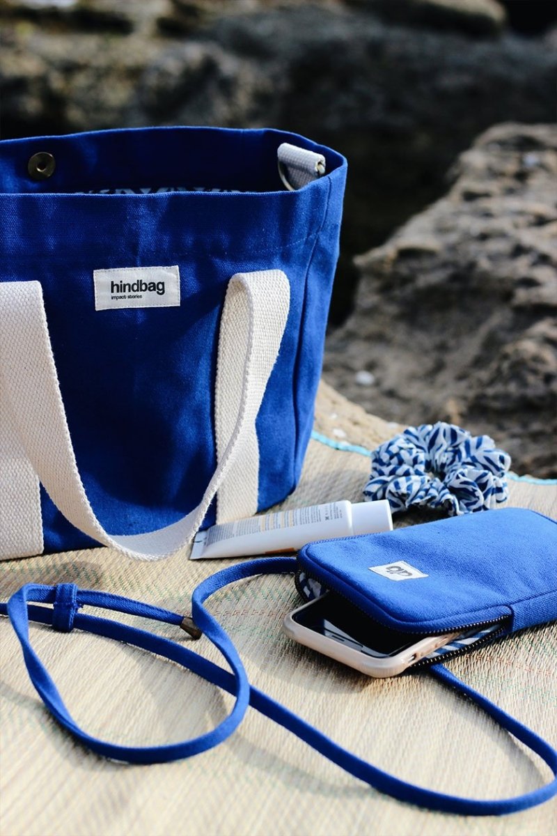 Hindbag - BILL Handytasche Blau - ROSA ECK - Blau, Bleu électrique,