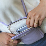 Hindbag - BILL Handytasche Flieder - ROSA ECK - Flieder, Lilas,
