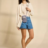Hindbag - BILL Handytasche | Leopard Lilas - Tasche - ROSA ECK Concept Store