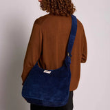 Hindbag - CLAIRE Hobo - Tasche • Cord Marineblau - Schultertasche - ROSA ECK