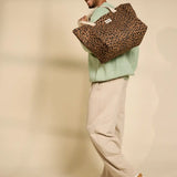 Hindbag - CLAUDE Einkaufstasche | Leopard Cannelle - Tasche - ROSA ECK Concept Store
