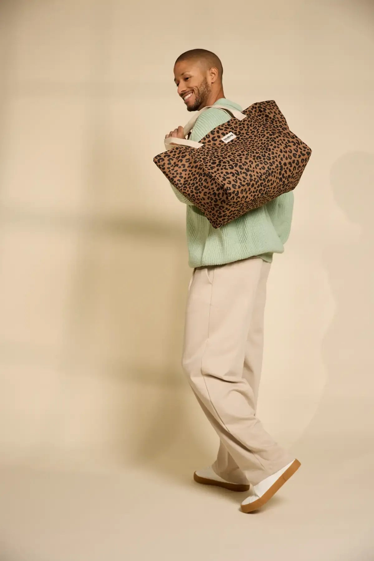 Hindbag - CLAUDE Einkaufstasche | Leopard Cannelle - Tasche - ROSA ECK Concept Store