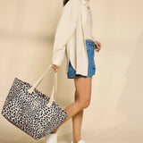 Hindbag - CLAUDE Einkaufstasche | Leopard Ecru - Tasche - ROSA ECK Concept Store