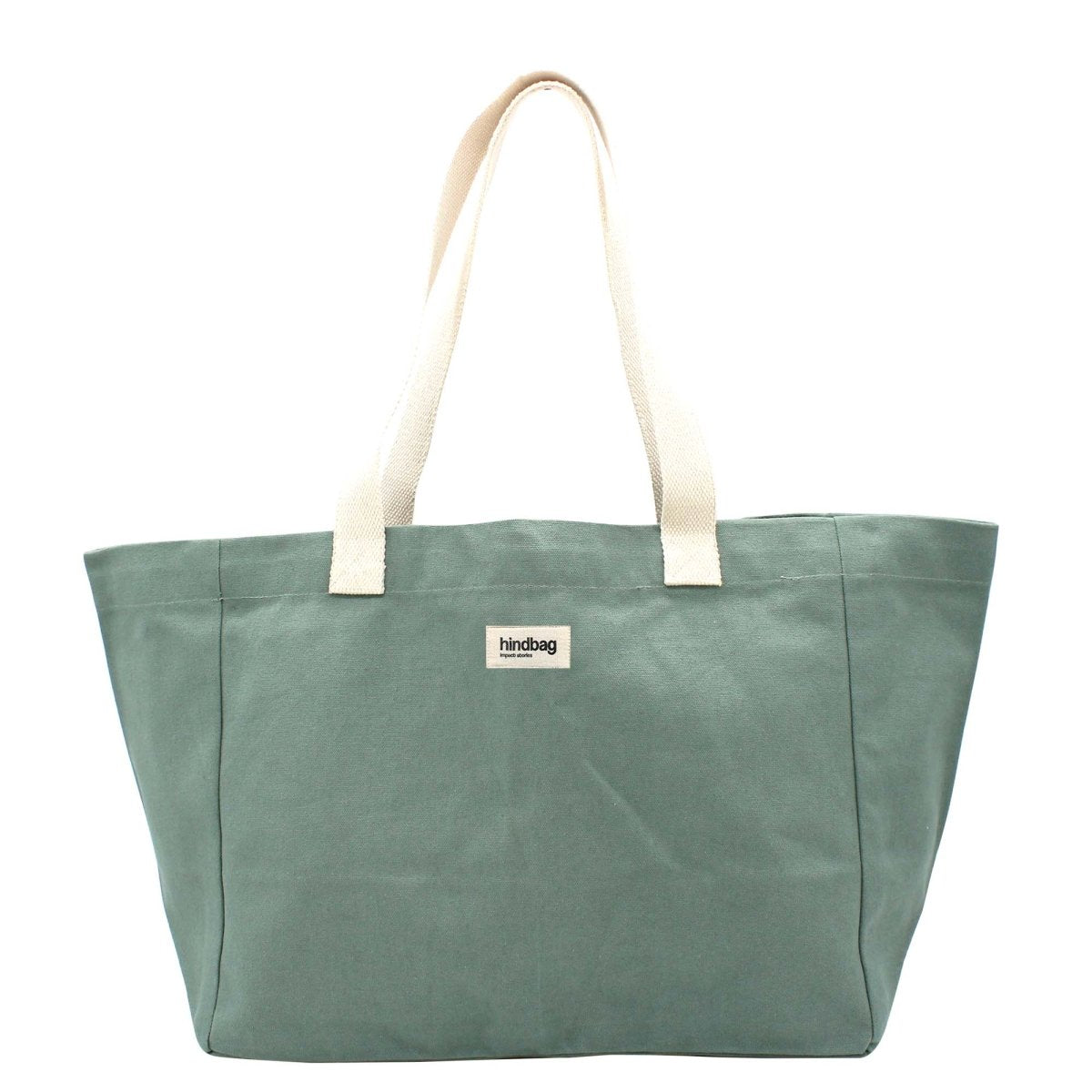 Hindbag - CLAUDE Einkaufstasche Salbeigrün - ROSA ECK - Sauge, ,