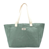 Hindbag - CLAUDE Einkaufstasche Salbeigrün - ROSA ECK - Sauge, ,