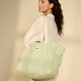Hindbag - CLAUDE Strandtasche • Frottee Grün - Tasche - ROSA ECK Concept Store