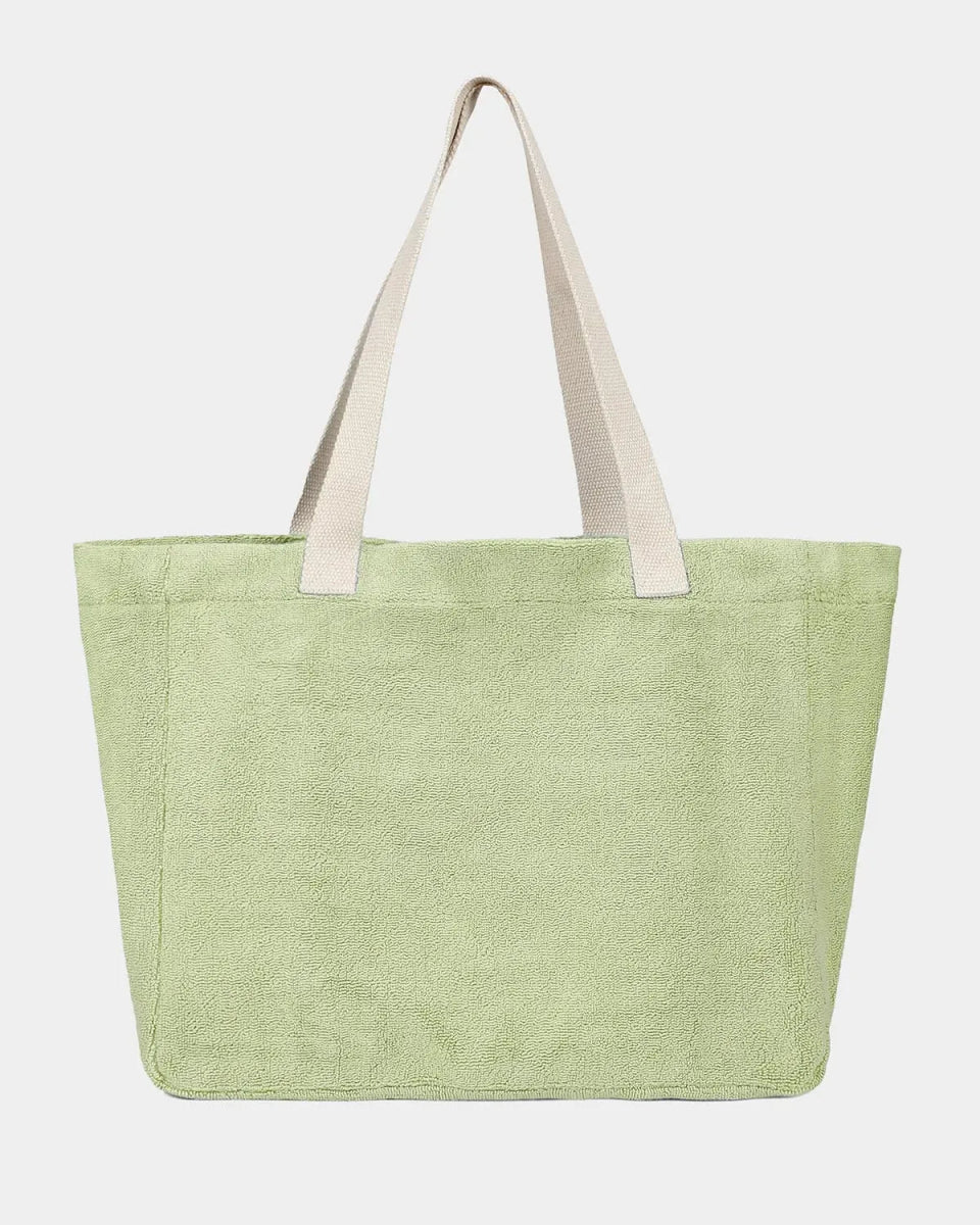 Hindbag - CLAUDE Strandtasche • Frottee Grün - Tasche - ROSA ECK Concept Store