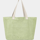 Hindbag - CLAUDE Strandtasche • Frottee Grün - Tasche - ROSA ECK Concept Store
