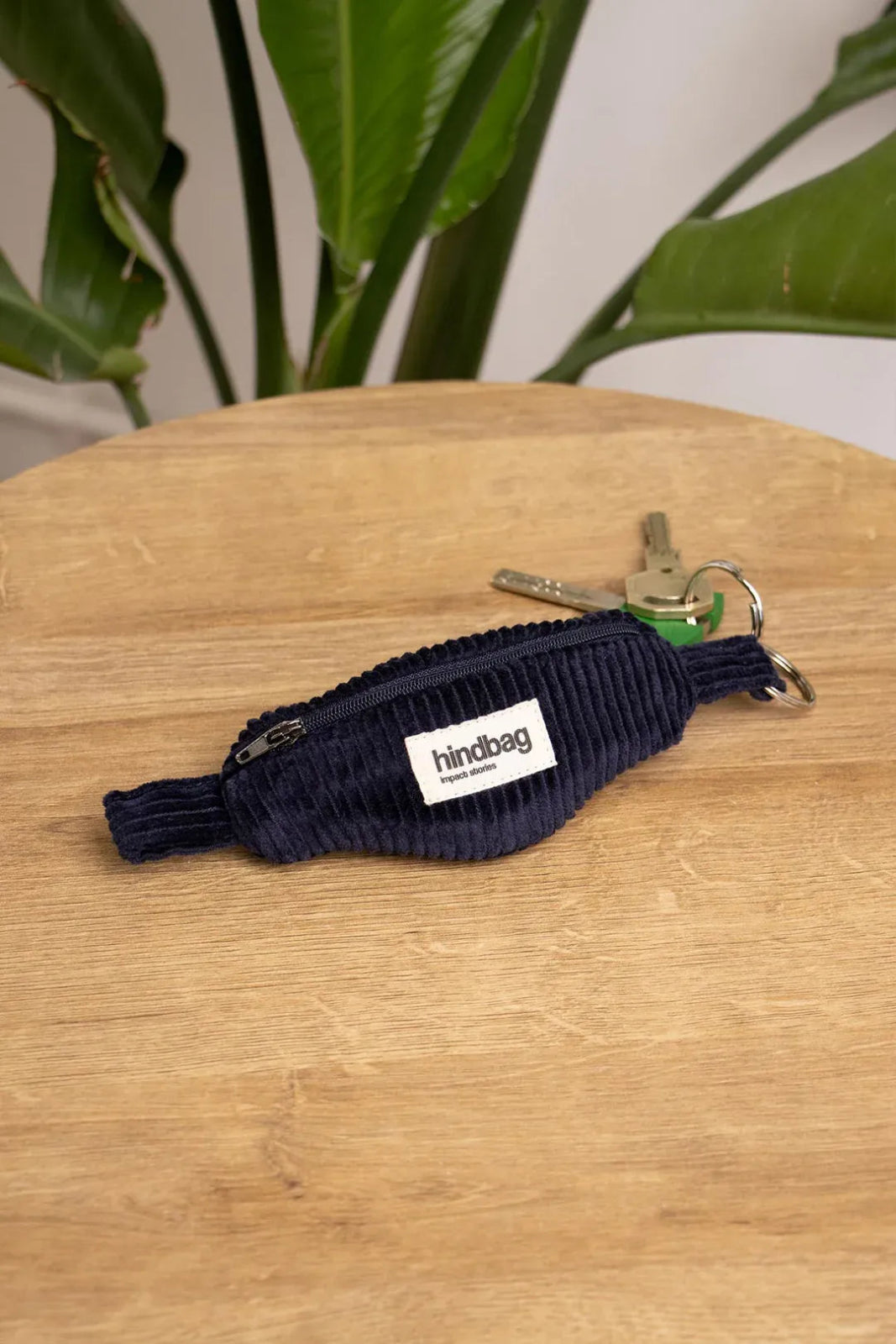 Hindbag - CÔME Schlüsselanhänger • Cord Marineblau - Schlüsselanhänger - ROSA ECK