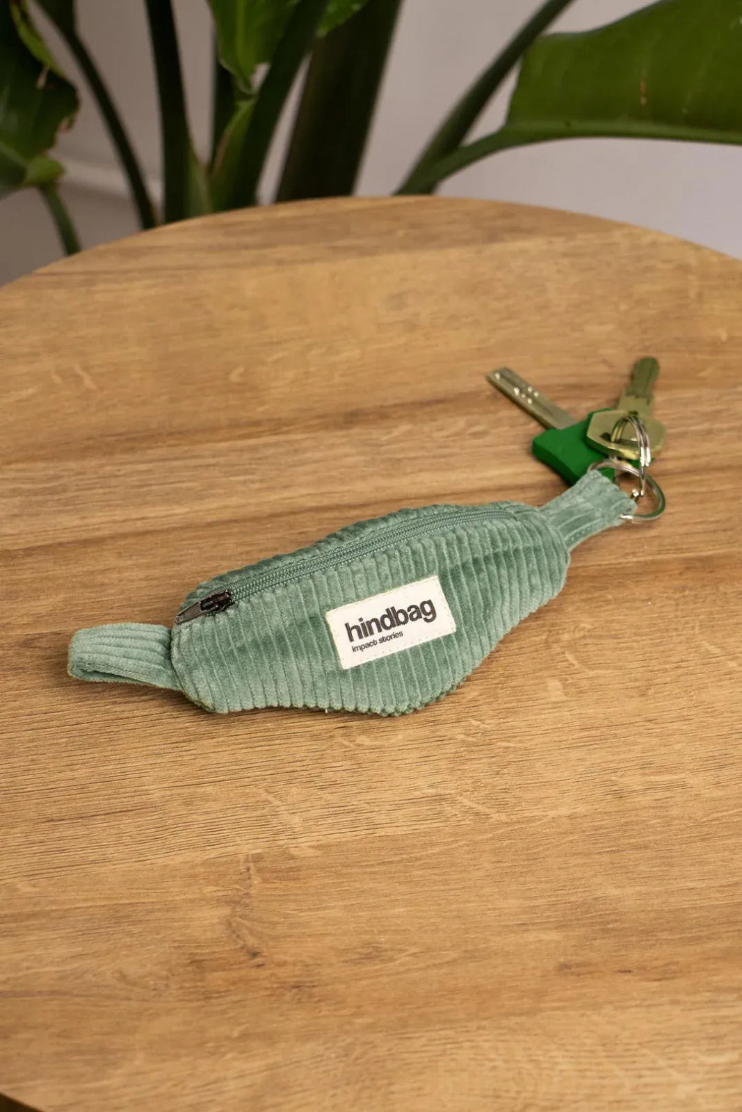 Hindbag - CÔME Schlüsselanhänger • Cord Mintgrün - Schlüsselanhänger - ROSA ECK