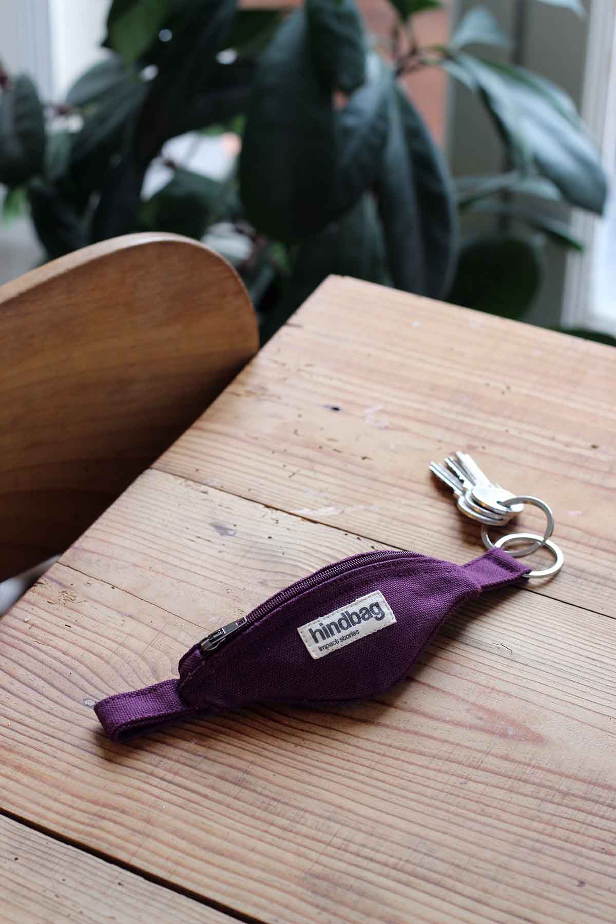 Hindbag - CÔME Schlüsselanhänger Pflaumenrot - ROSA ECK - Prune, ,