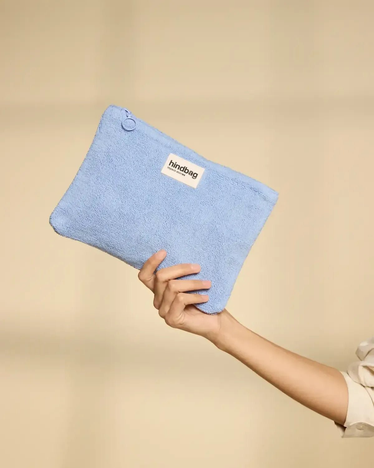 Hindbag - EMA Handtasche • Frottee Blau - Beutel - ROSA ECK Concept Store