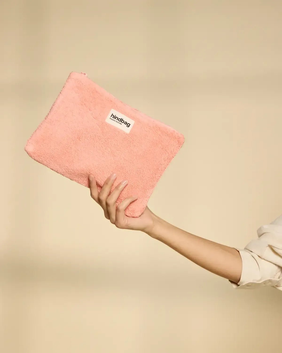 Hindbag - EMA Handtasche • Frottee Rosa - Beutel - ROSA ECK Concept Store