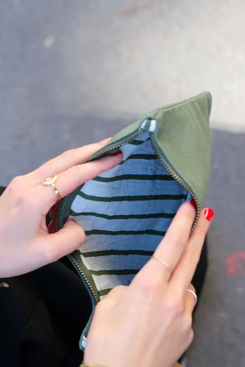 Hindbag - EMA Handtasche mit Reisverschluss | Olive - ROSA ECK Concept Store