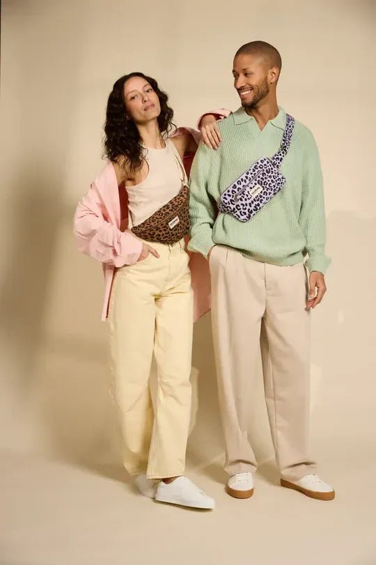 Hindbag - HARRY Umhängetasche | Leopard Lilas - ROSA ECK Concept Store