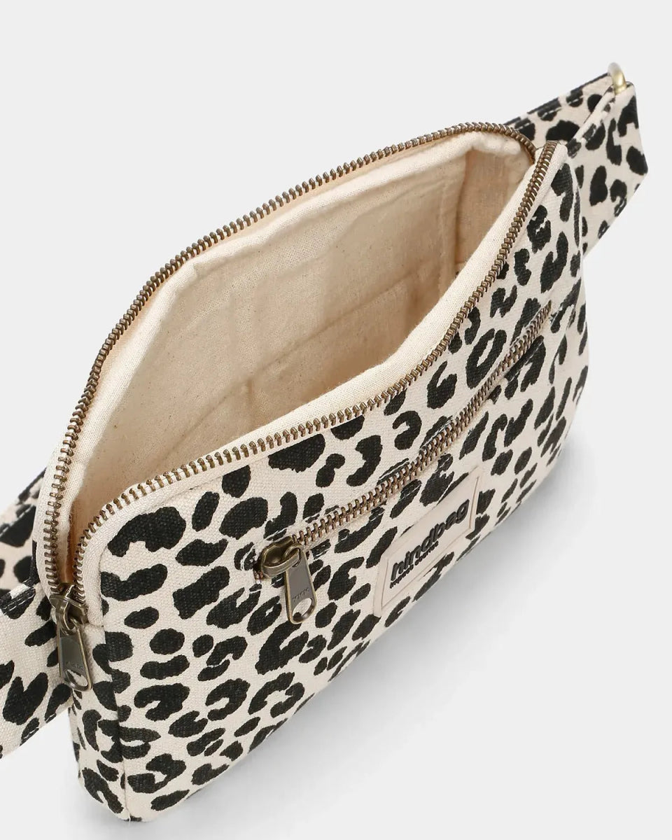 Hindbag - HARRY Umhängetasche • Leopard Naturweiß - Tasche - ROSA ECK Concept Store