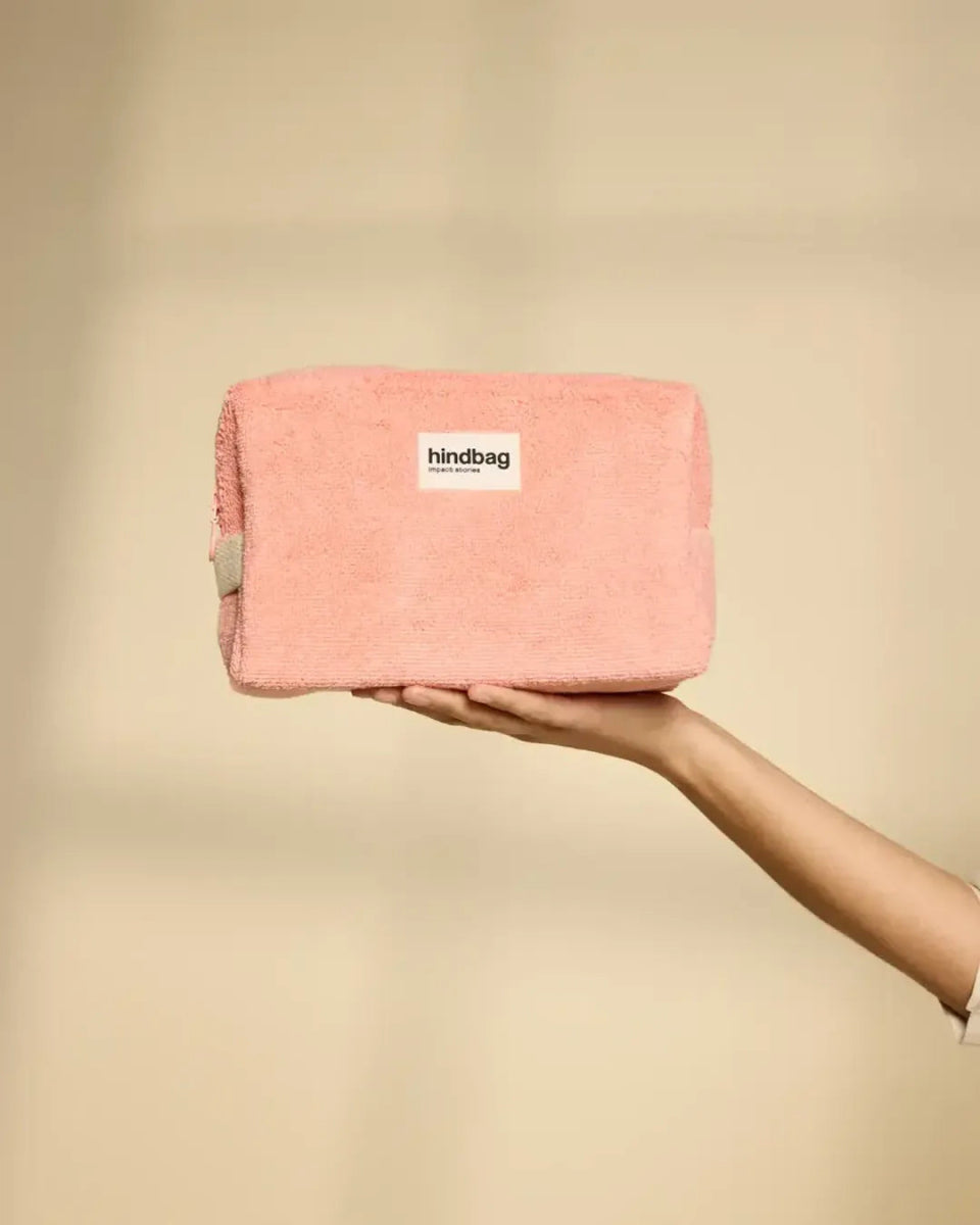 Hindbag - Hindbag LEON Kulturbeutel • Frottee Rosa - Beutel - ROSA ECK Concept Store