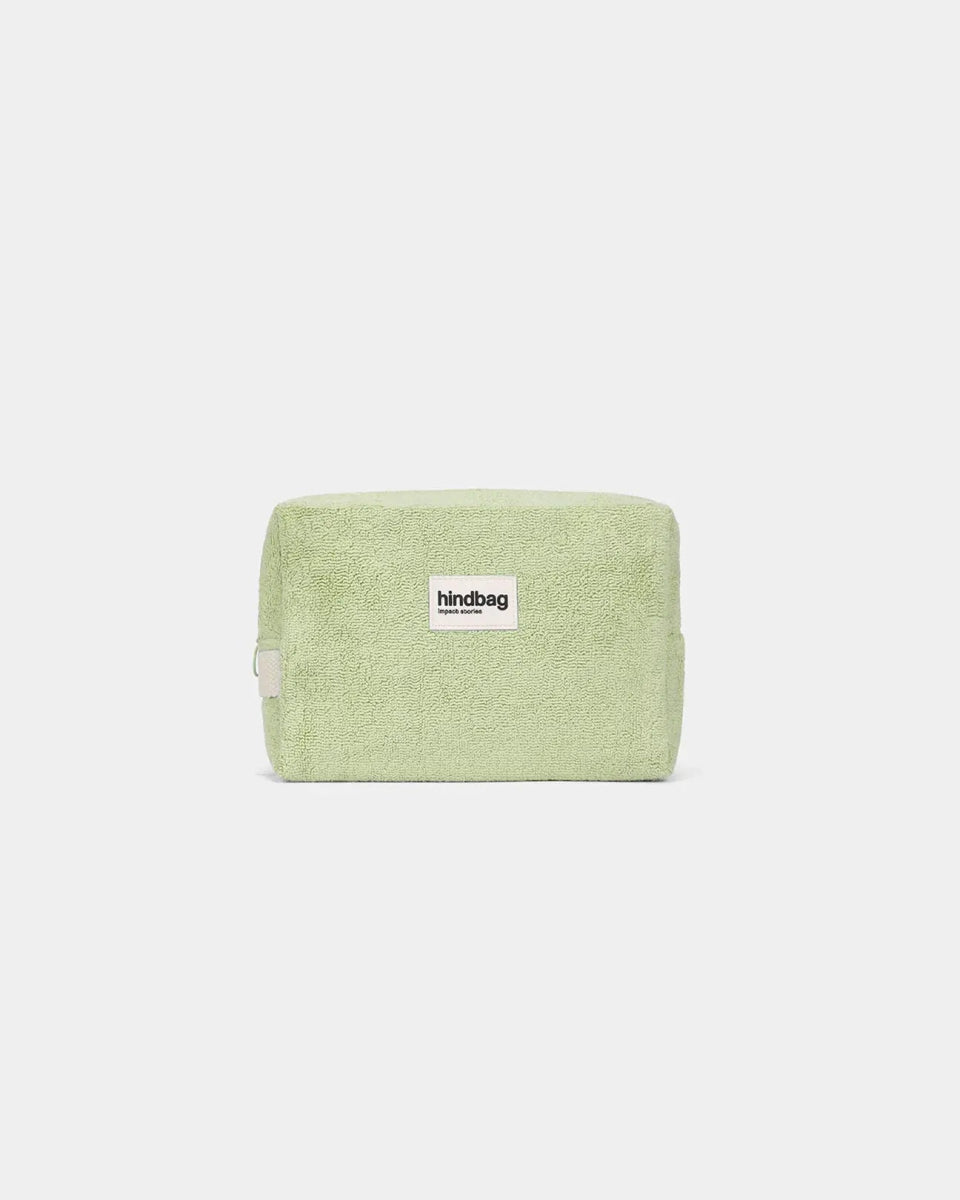 Hindbag - LEON Kosmetiktasche • Frottee Grün - Tasche - ROSA ECK Concept Store